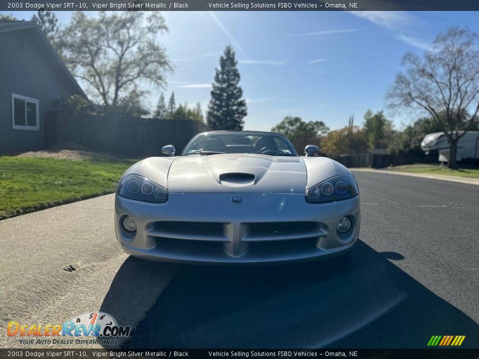 2003 Dodge Viper SRT-10 Viper Bright Silver Metallic / Black Photo #7