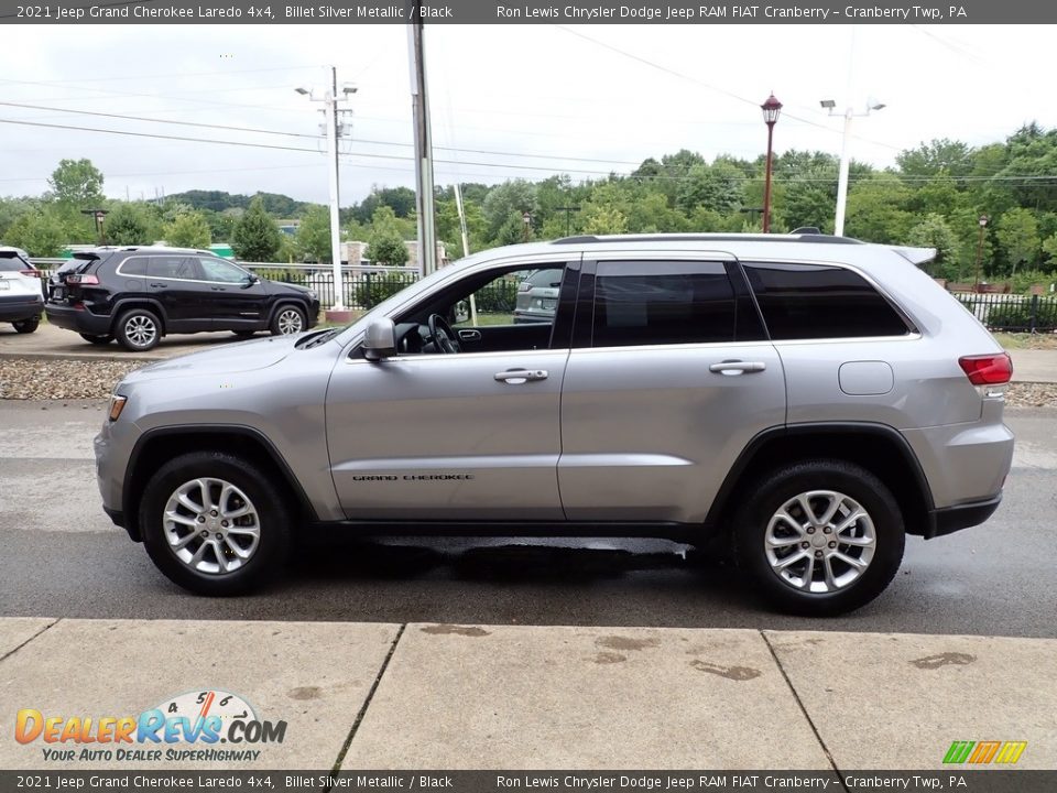 2021 Jeep Grand Cherokee Laredo 4x4 Billet Silver Metallic / Black Photo #5