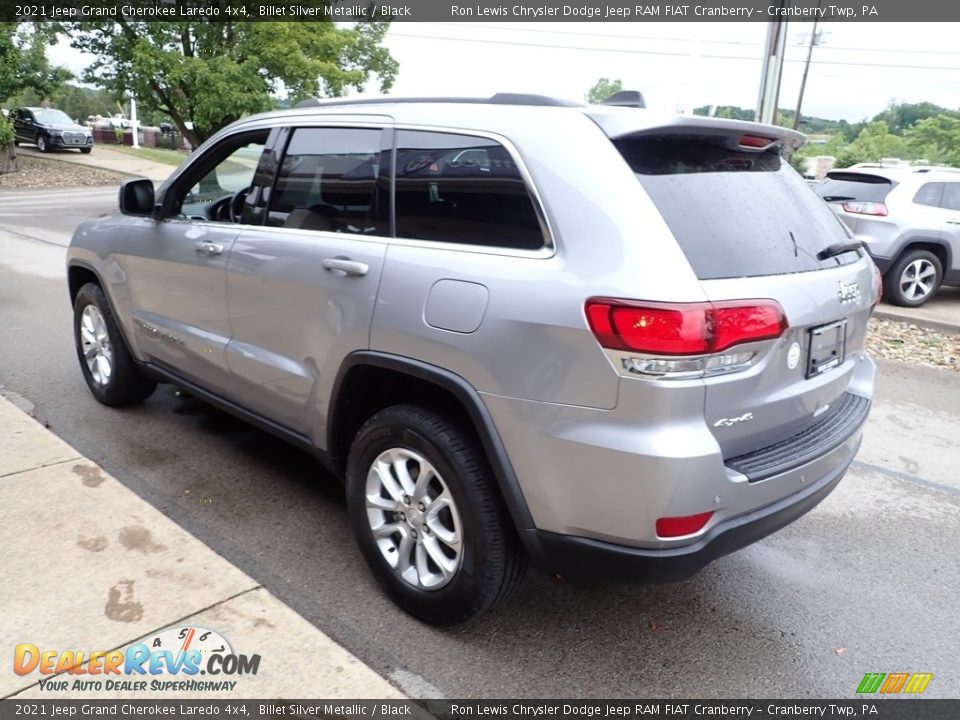 2021 Jeep Grand Cherokee Laredo 4x4 Billet Silver Metallic / Black Photo #6