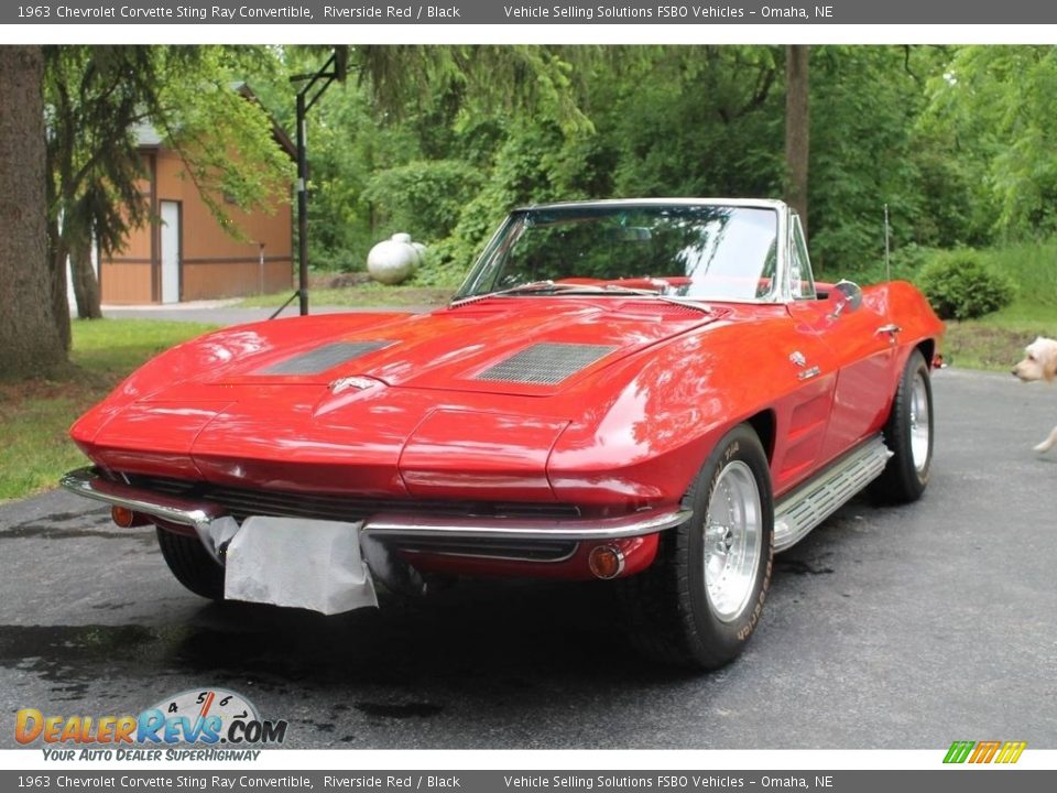 Riverside Red 1963 Chevrolet Corvette Sting Ray Convertible Photo #1