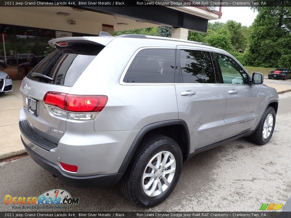 2021 Jeep Grand Cherokee Laredo 4x4 Billet Silver Metallic / Black Photo #8