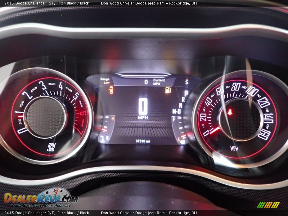 2015 Dodge Challenger R/T Pitch Black / Black Photo #18