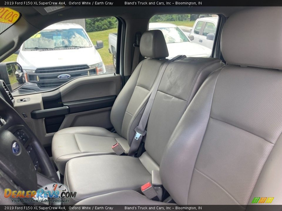 2019 Ford F150 XL SuperCrew 4x4 Oxford White / Earth Gray Photo #14