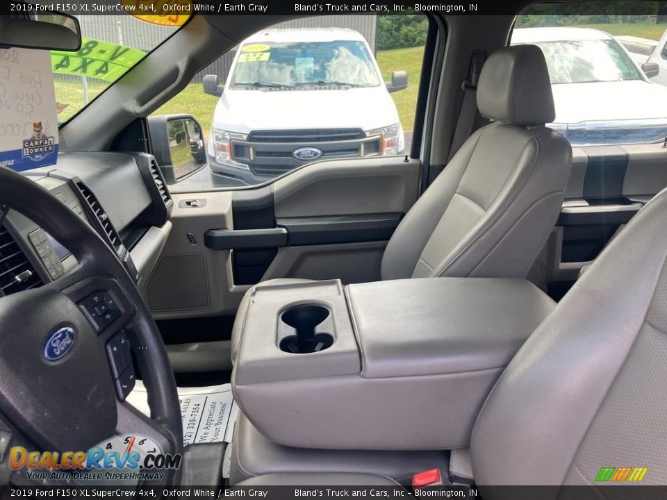 2019 Ford F150 XL SuperCrew 4x4 Oxford White / Earth Gray Photo #15