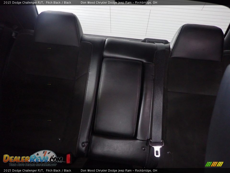 2015 Dodge Challenger R/T Pitch Black / Black Photo #21