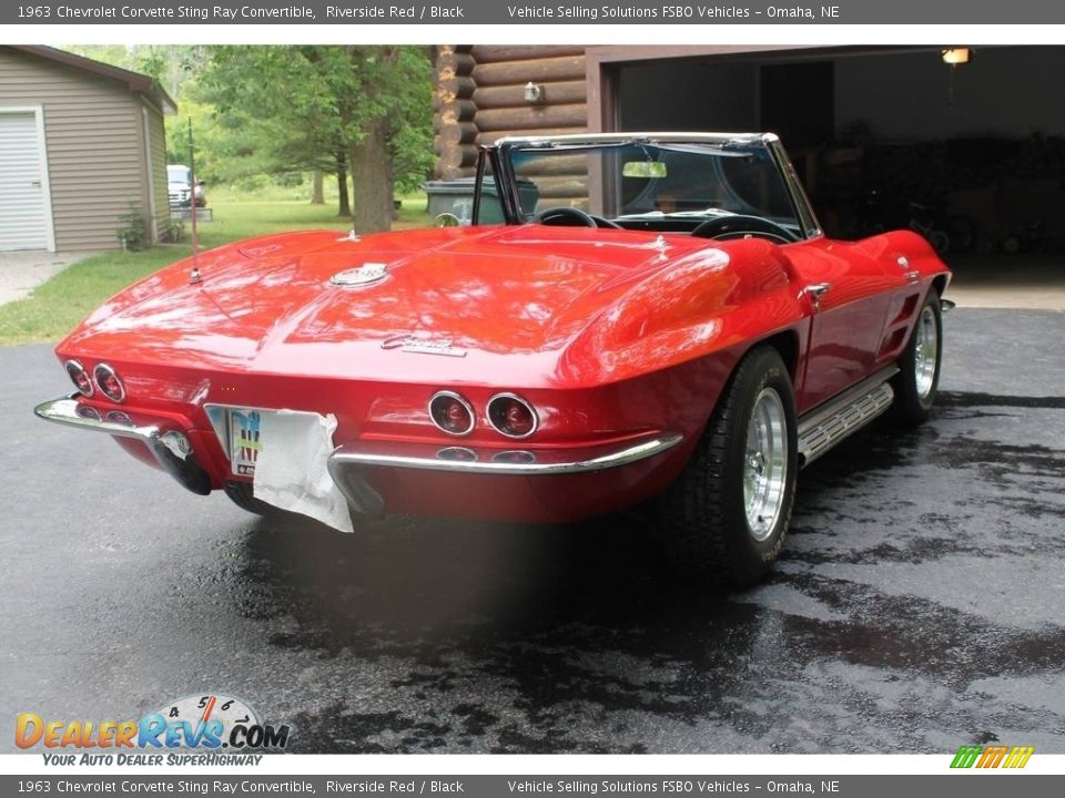 1963 Chevrolet Corvette Sting Ray Convertible Riverside Red / Black Photo #9