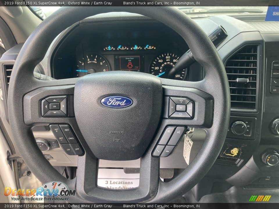 2019 Ford F150 XL SuperCrew 4x4 Oxford White / Earth Gray Photo #20