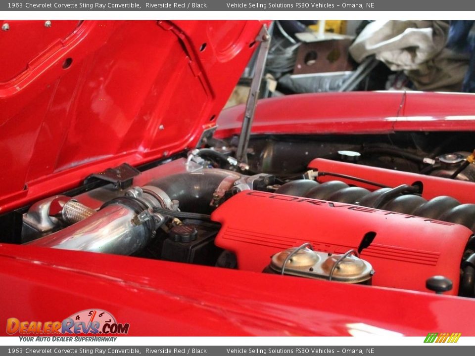 1963 Chevrolet Corvette Sting Ray Convertible Riverside Red / Black Photo #12