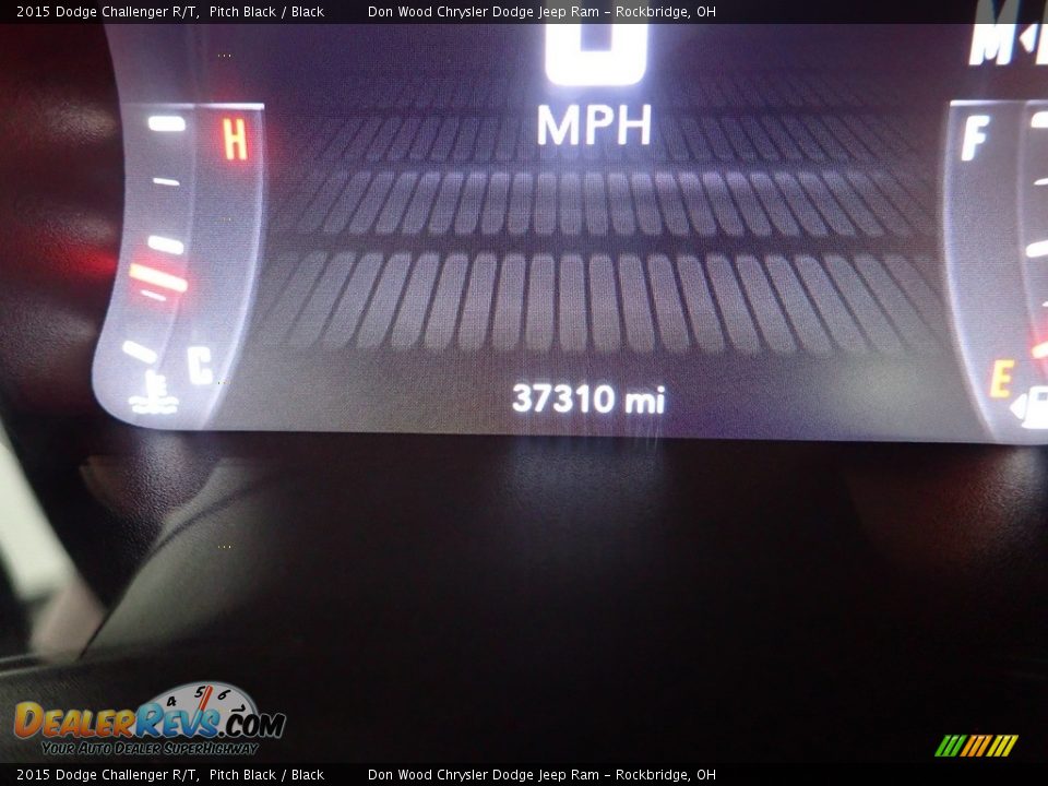 2015 Dodge Challenger R/T Pitch Black / Black Photo #27
