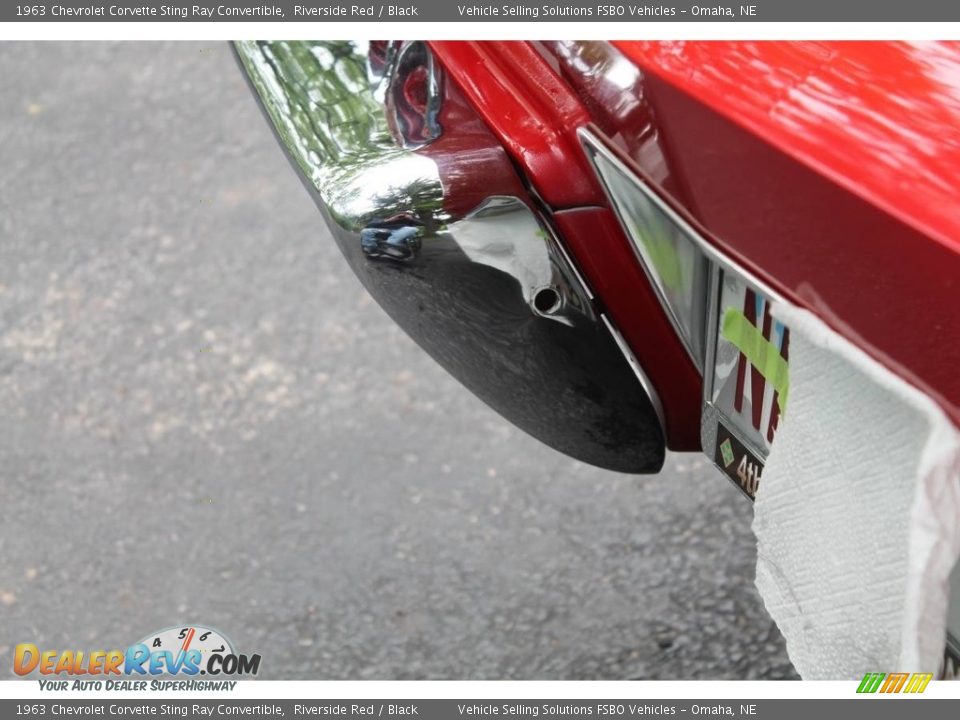 1963 Chevrolet Corvette Sting Ray Convertible Riverside Red / Black Photo #13