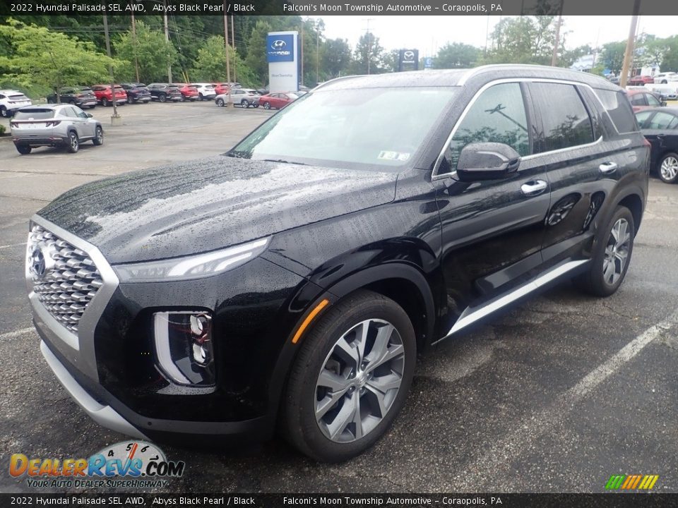 2022 Hyundai Palisade SEL AWD Abyss Black Pearl / Black Photo #1