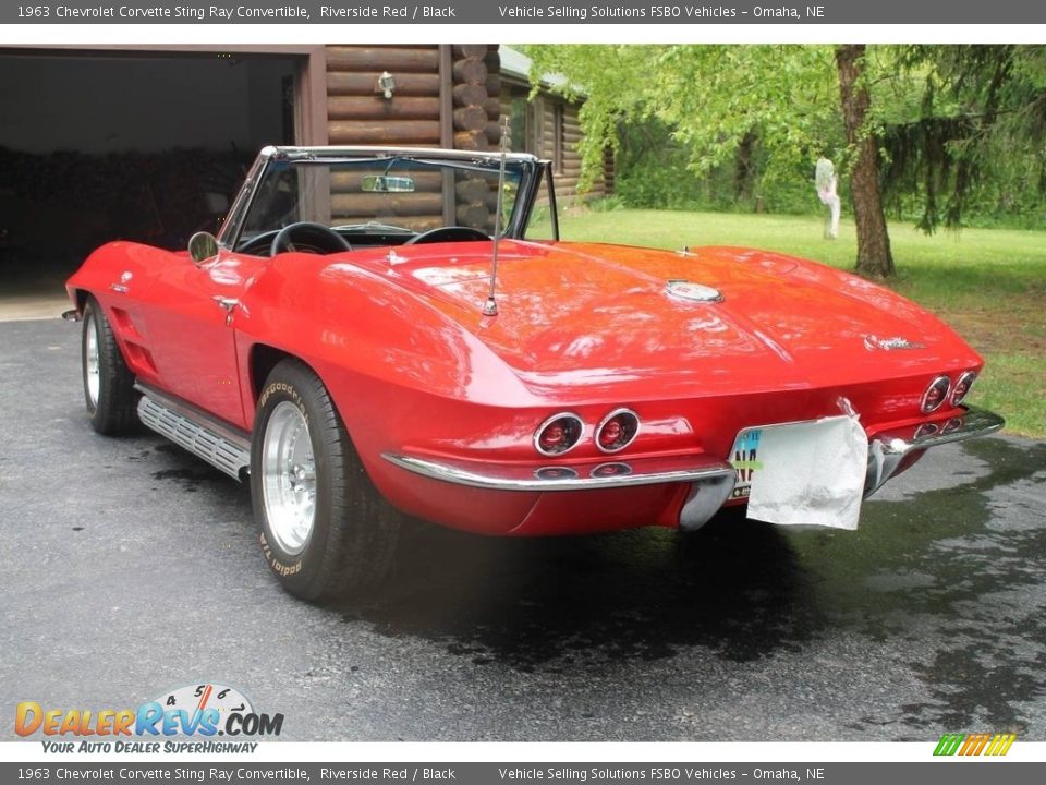 1963 Chevrolet Corvette Sting Ray Convertible Riverside Red / Black Photo #15