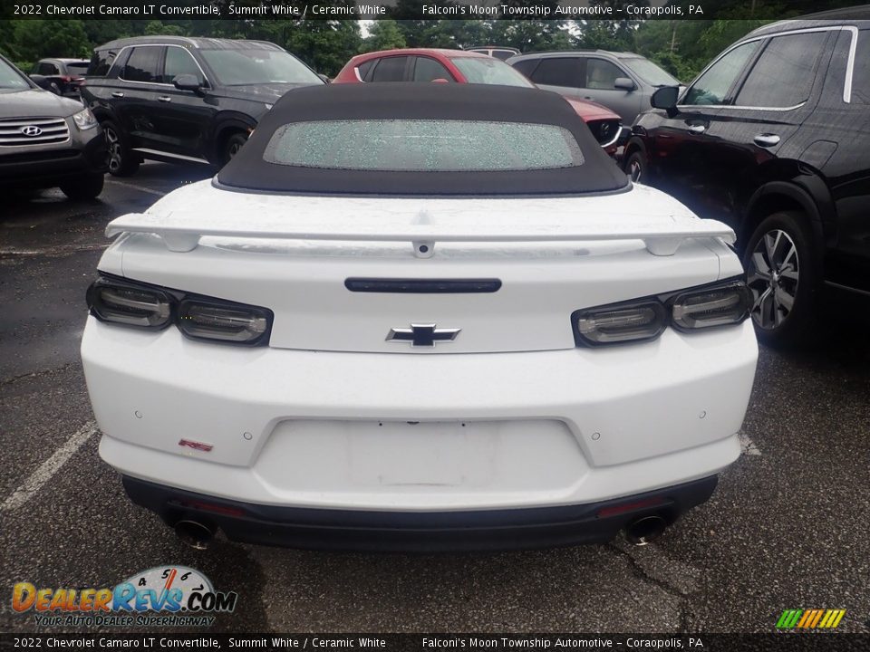 2022 Chevrolet Camaro LT Convertible Summit White / Ceramic White Photo #3