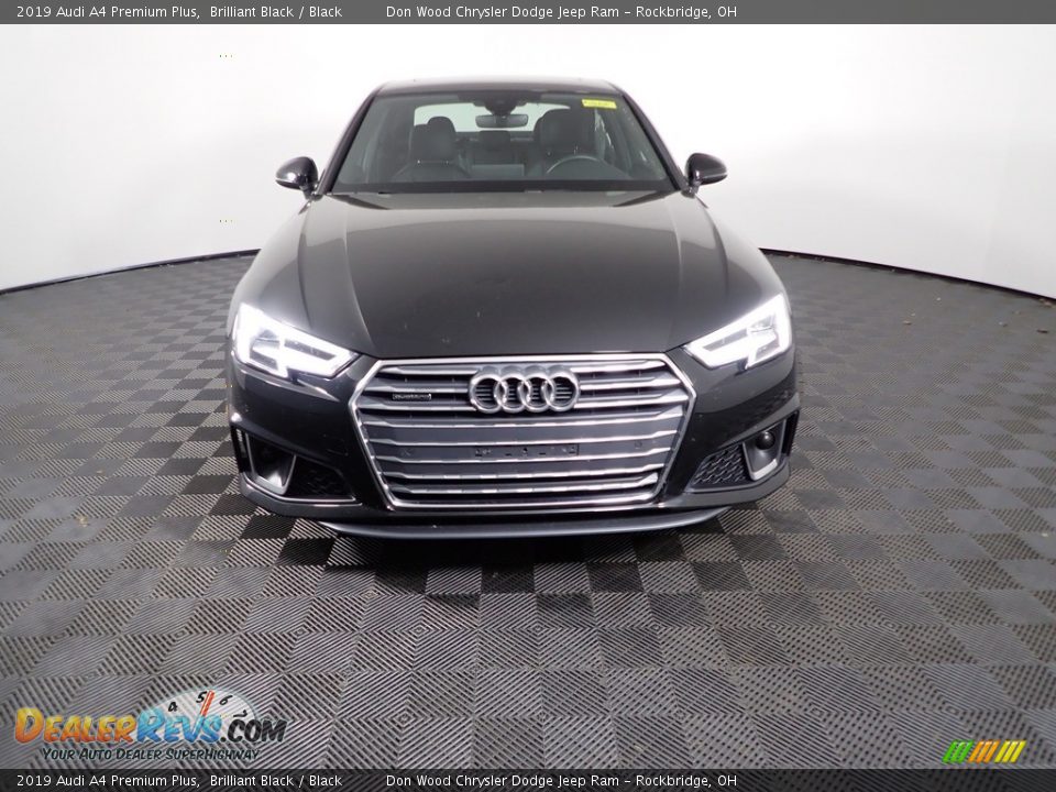 2019 Audi A4 Premium Plus Brilliant Black / Black Photo #8