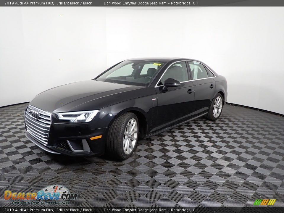 2019 Audi A4 Premium Plus Brilliant Black / Black Photo #9