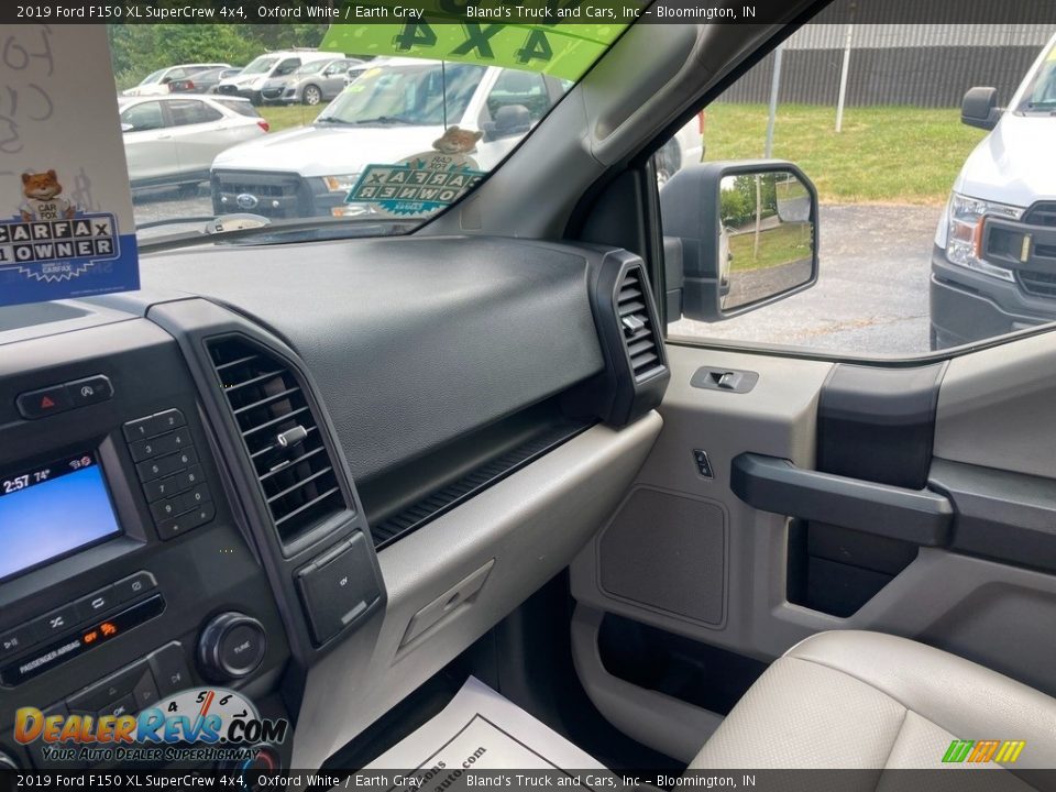 2019 Ford F150 XL SuperCrew 4x4 Oxford White / Earth Gray Photo #31