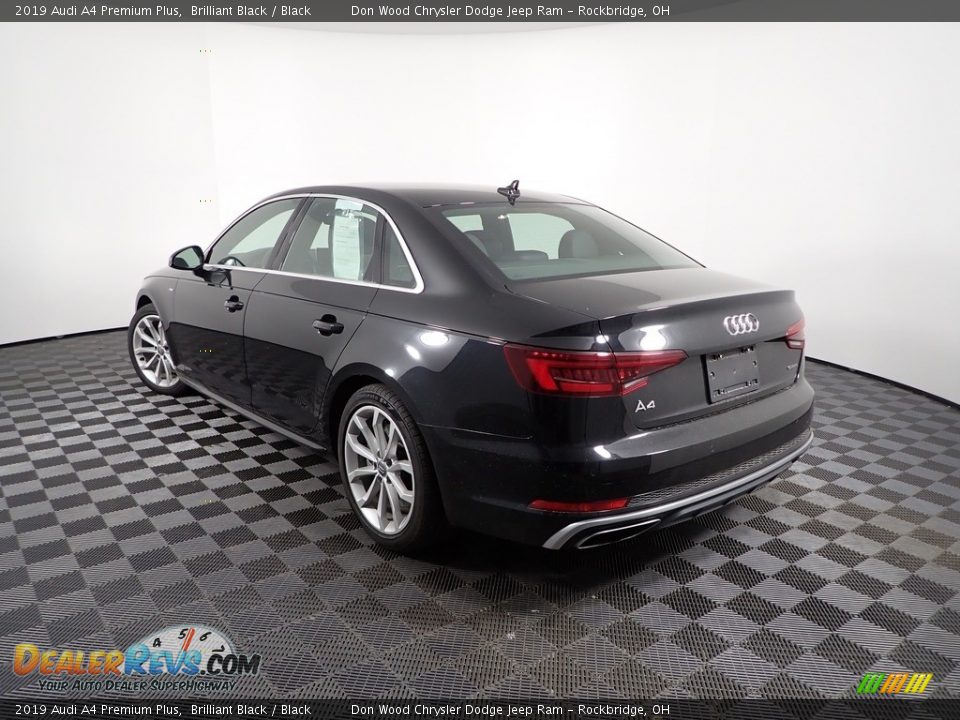 2019 Audi A4 Premium Plus Brilliant Black / Black Photo #10