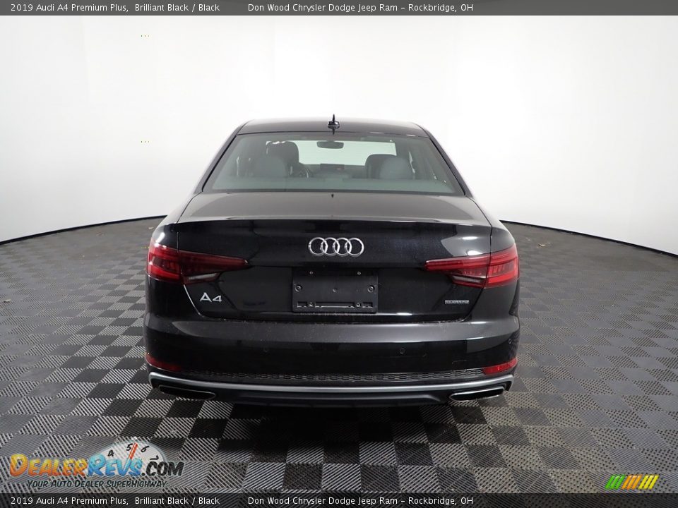 2019 Audi A4 Premium Plus Brilliant Black / Black Photo #11