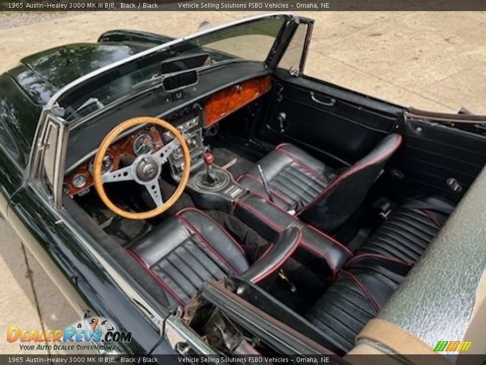 Black Interior - 1965 Austin-Healey 3000 MK III BJ8 Photo #6