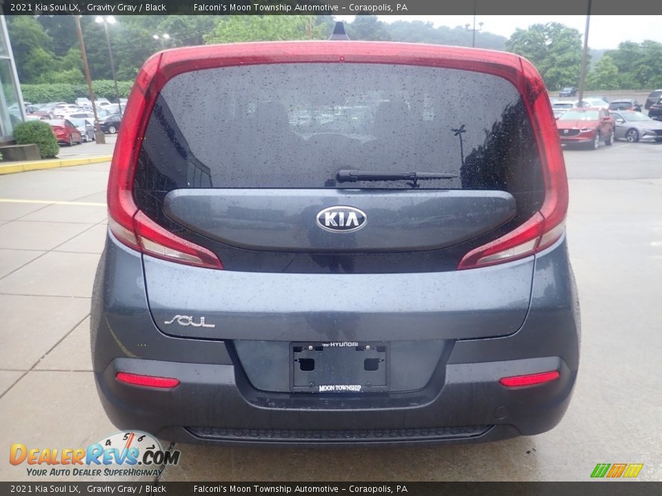 2021 Kia Soul LX Gravity Gray / Black Photo #3