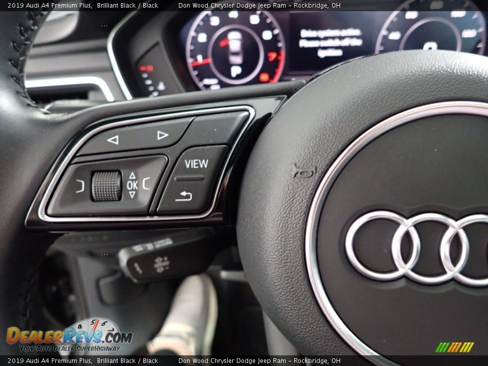 2019 Audi A4 Premium Plus Brilliant Black / Black Photo #18