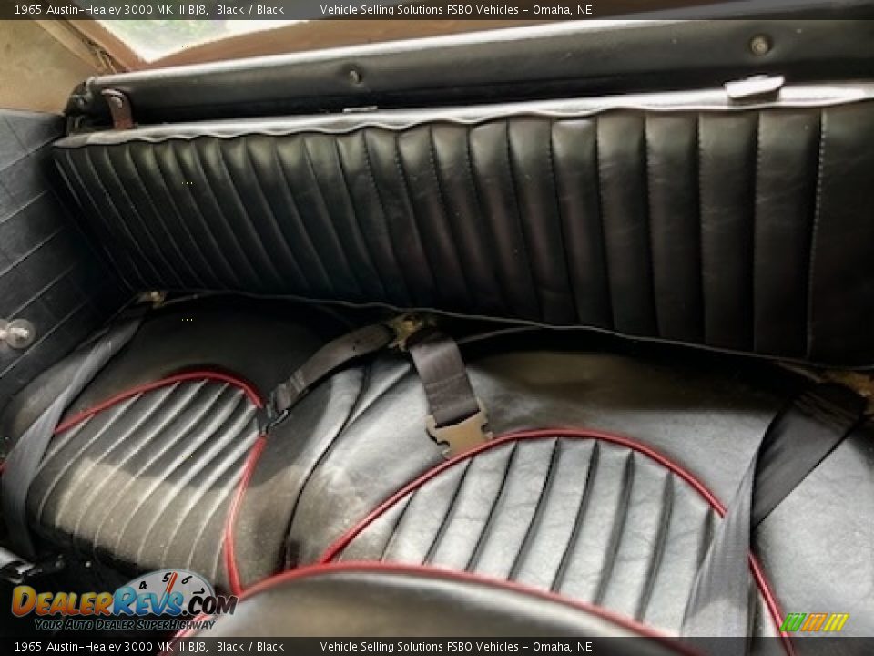 Rear Seat of 1965 Austin-Healey 3000 MK III BJ8 Photo #15