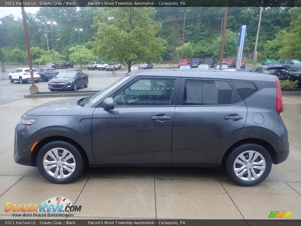 2021 Kia Soul LX Gravity Gray / Black Photo #6