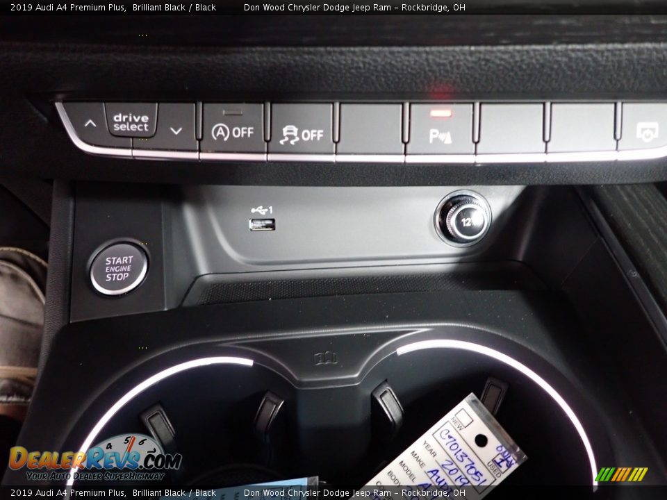 2019 Audi A4 Premium Plus Brilliant Black / Black Photo #22