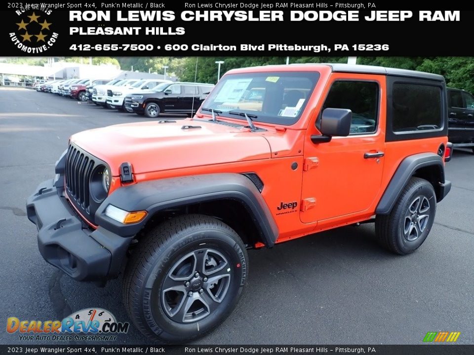 2023 Jeep Wrangler Sport 4x4 Punk'n Metallic / Black Photo #1