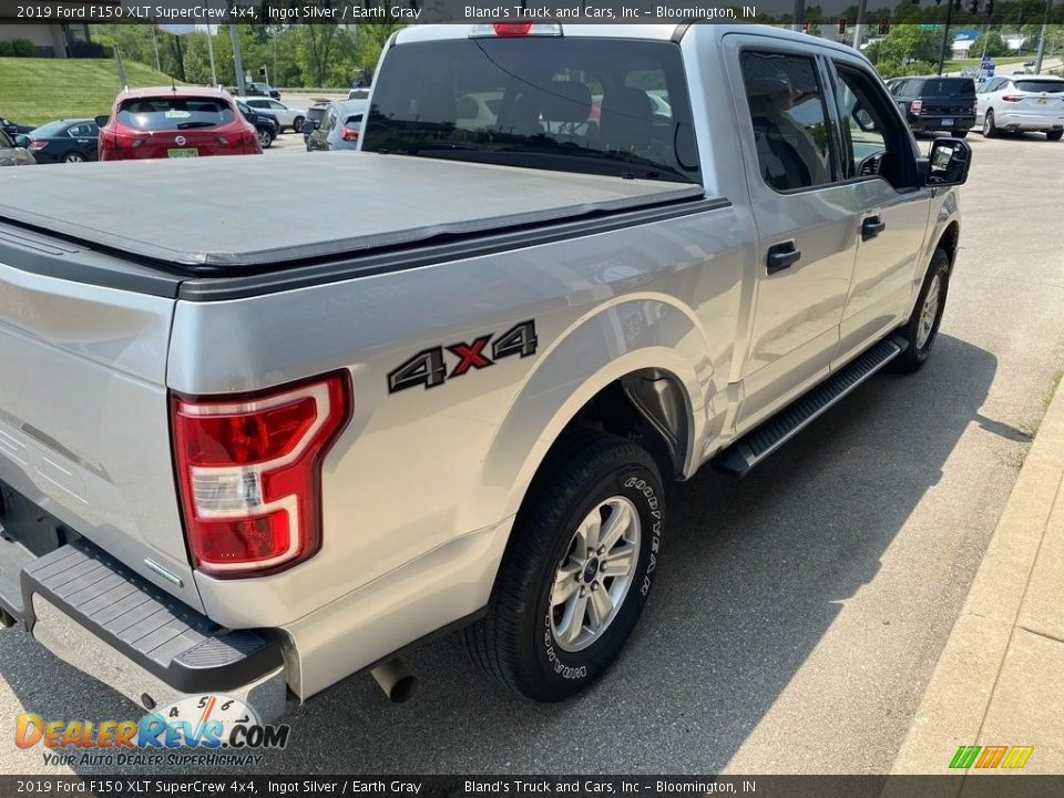 2019 Ford F150 XLT SuperCrew 4x4 Ingot Silver / Earth Gray Photo #3