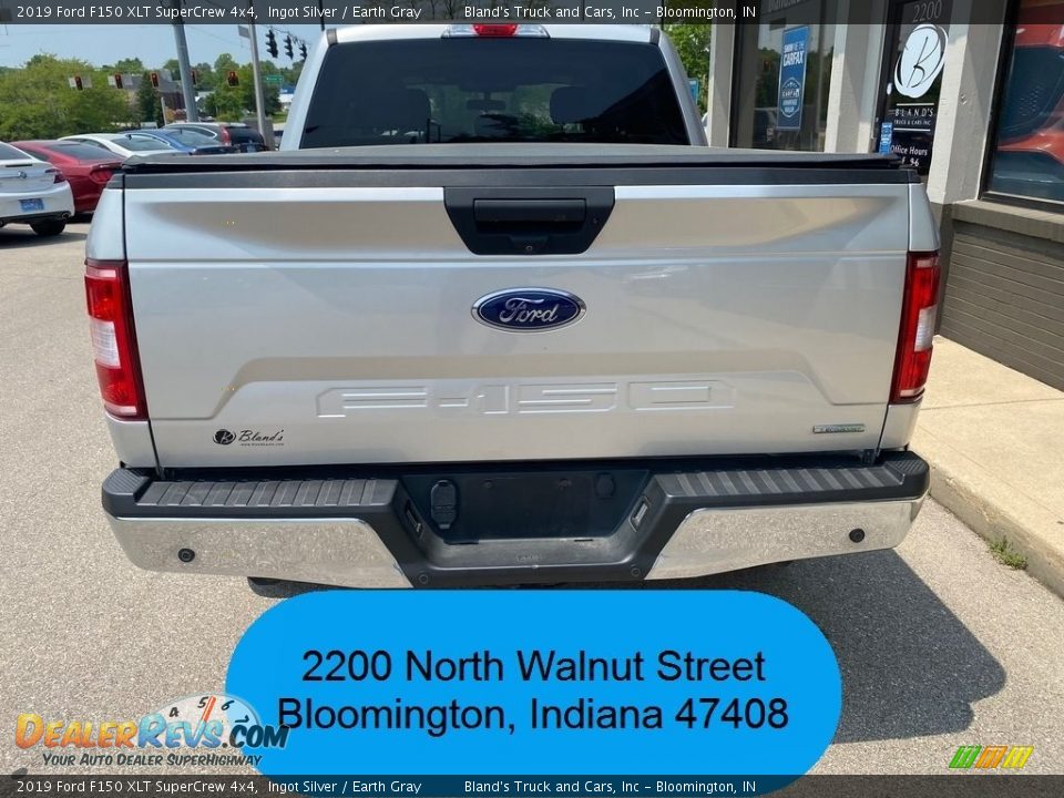 2019 Ford F150 XLT SuperCrew 4x4 Ingot Silver / Earth Gray Photo #6