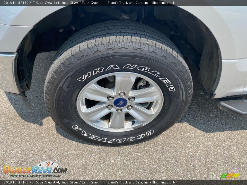 2019 Ford F150 XLT SuperCrew 4x4 Ingot Silver / Earth Gray Photo #9