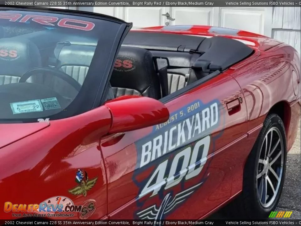 2002 Chevrolet Camaro Z28 SS 35th Anniversary Edition Convertible Bright Rally Red / Ebony Black/Medium Gray Photo #1