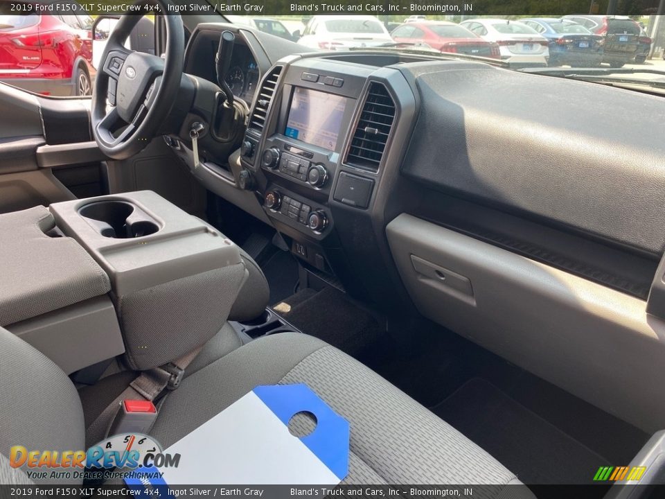 2019 Ford F150 XLT SuperCrew 4x4 Ingot Silver / Earth Gray Photo #19