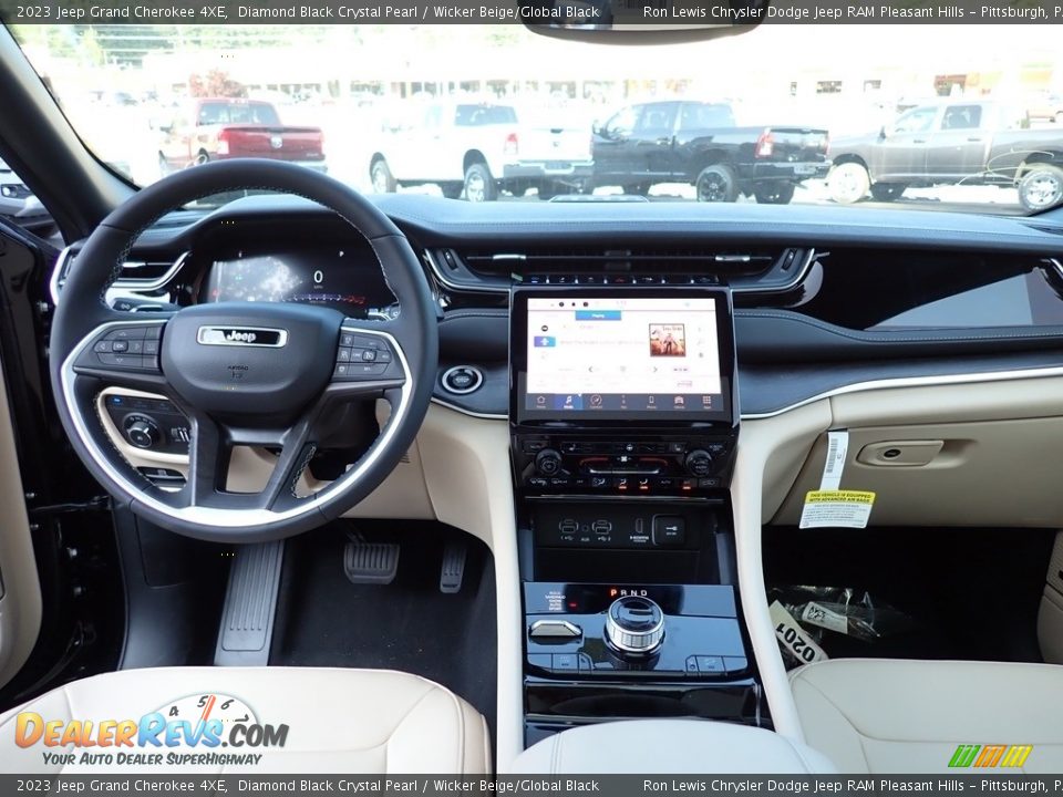 Dashboard of 2023 Jeep Grand Cherokee 4XE Photo #13