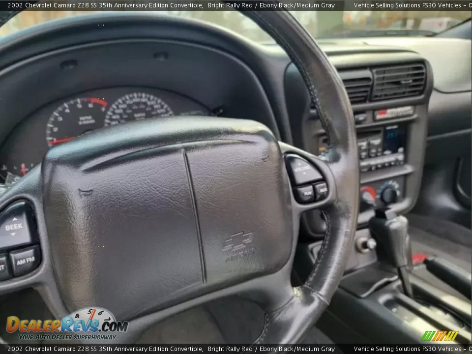 2002 Chevrolet Camaro Z28 SS 35th Anniversary Edition Convertible Steering Wheel Photo #14