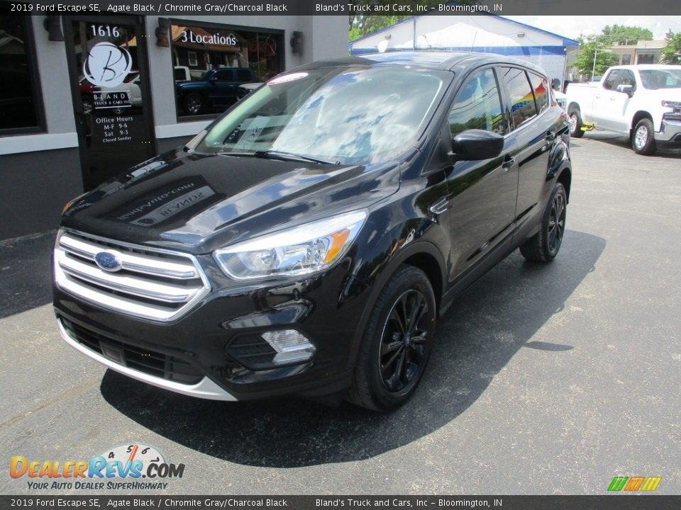 2019 Ford Escape SE Agate Black / Chromite Gray/Charcoal Black Photo #2