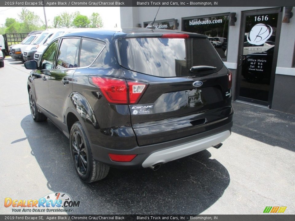 2019 Ford Escape SE Agate Black / Chromite Gray/Charcoal Black Photo #3