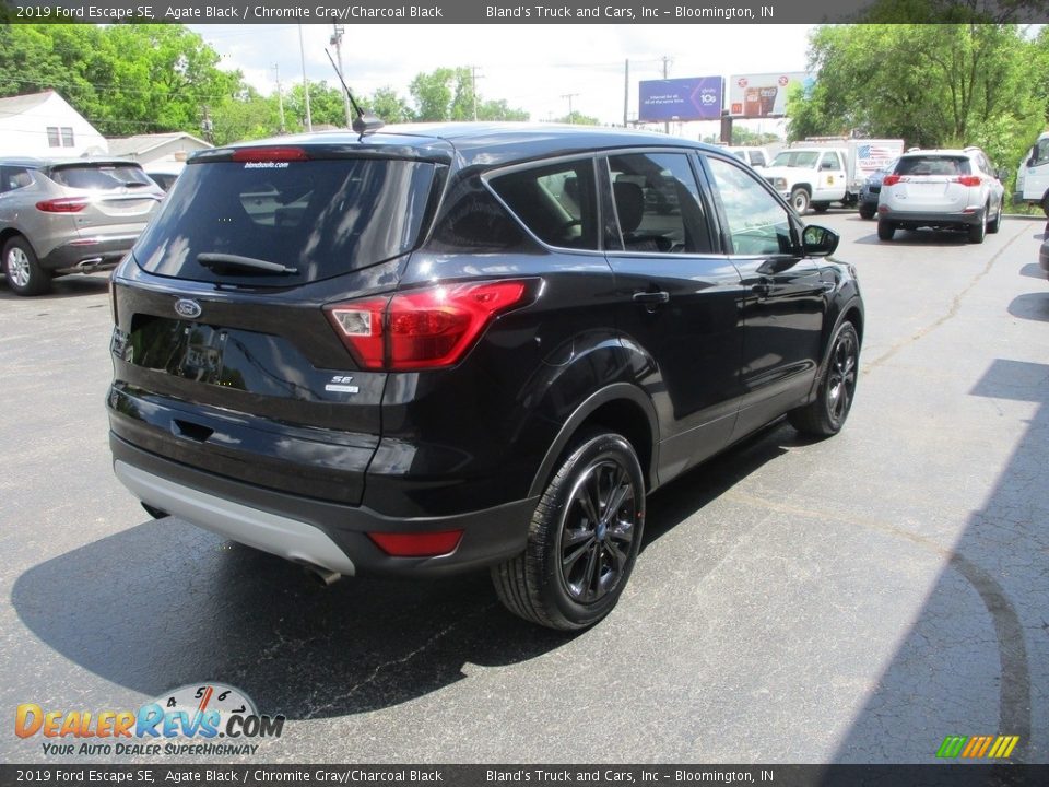 2019 Ford Escape SE Agate Black / Chromite Gray/Charcoal Black Photo #4