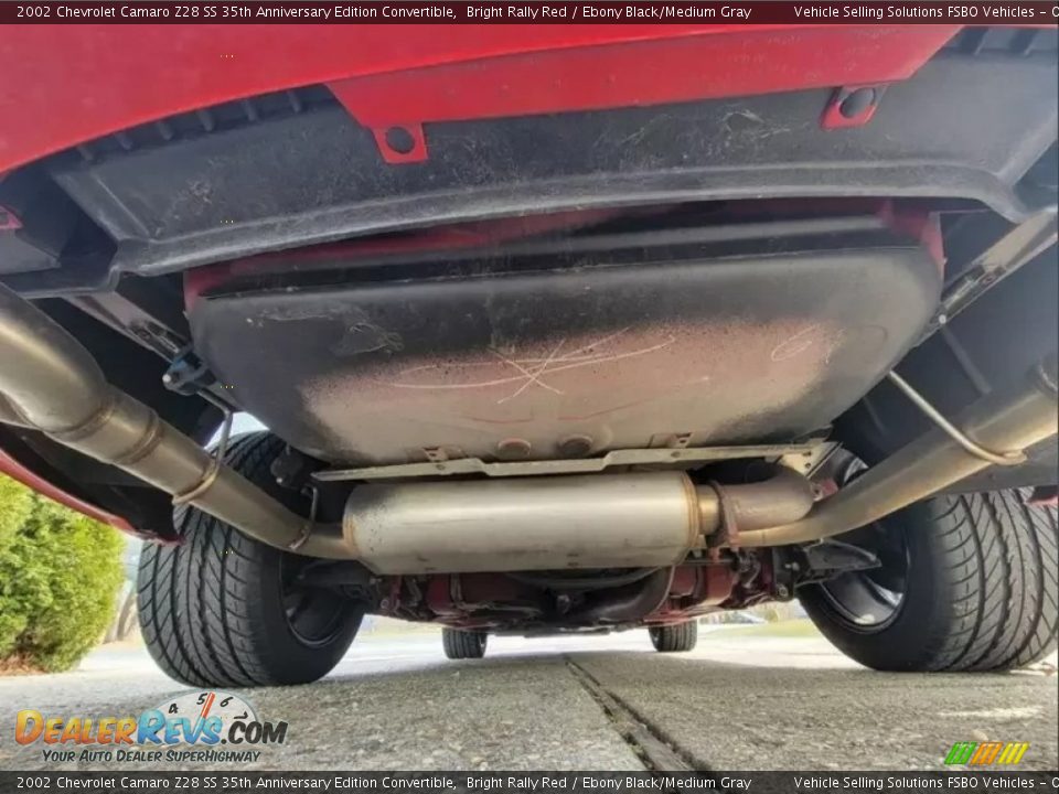 Undercarriage of 2002 Chevrolet Camaro Z28 SS 35th Anniversary Edition Convertible Photo #24