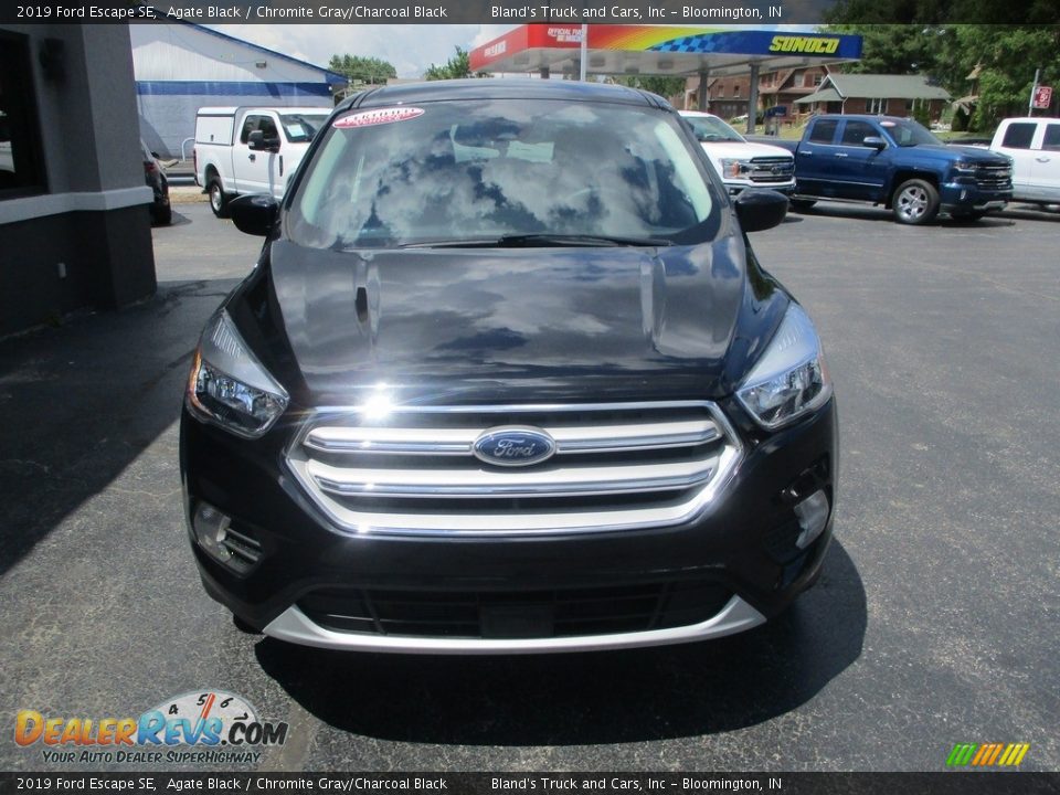 2019 Ford Escape SE Agate Black / Chromite Gray/Charcoal Black Photo #25