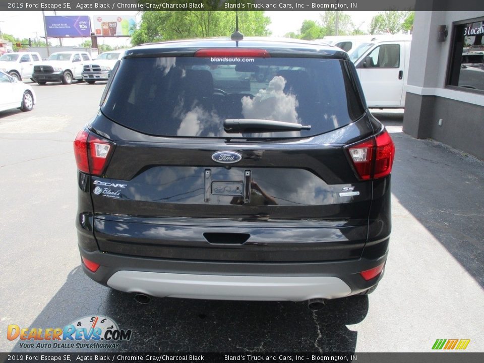 2019 Ford Escape SE Agate Black / Chromite Gray/Charcoal Black Photo #27