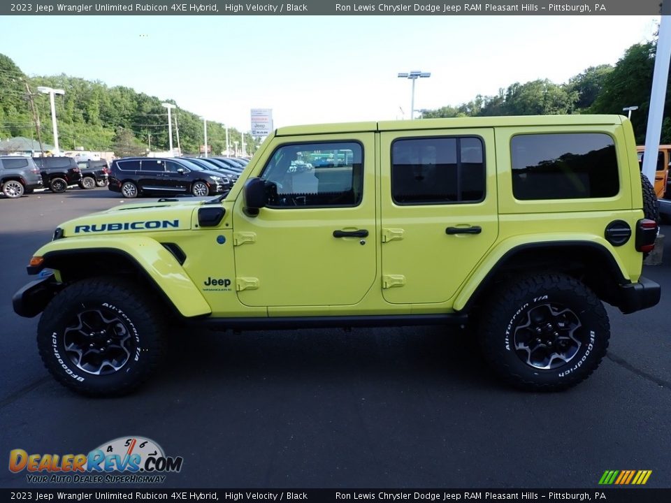 High Velocity 2023 Jeep Wrangler Unlimited Rubicon 4XE Hybrid Photo #2