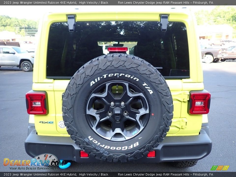 2023 Jeep Wrangler Unlimited Rubicon 4XE Hybrid High Velocity / Black Photo #4