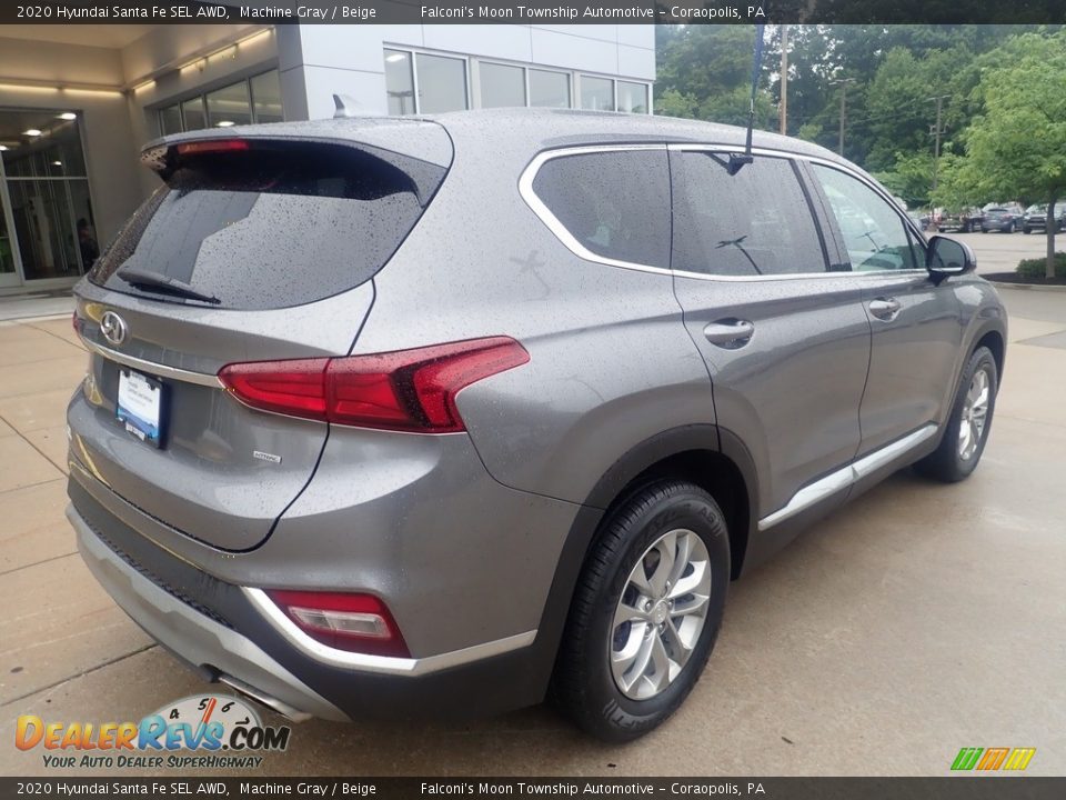 2020 Hyundai Santa Fe SEL AWD Machine Gray / Beige Photo #2