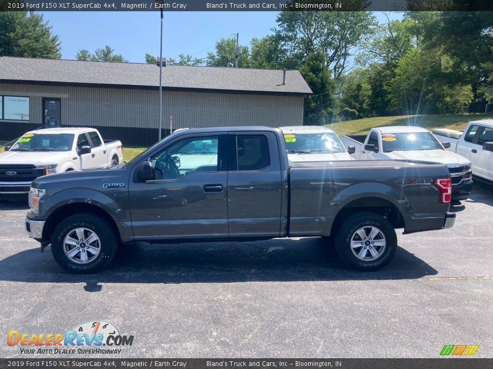 2019 Ford F150 XLT SuperCab 4x4 Magnetic / Earth Gray Photo #1