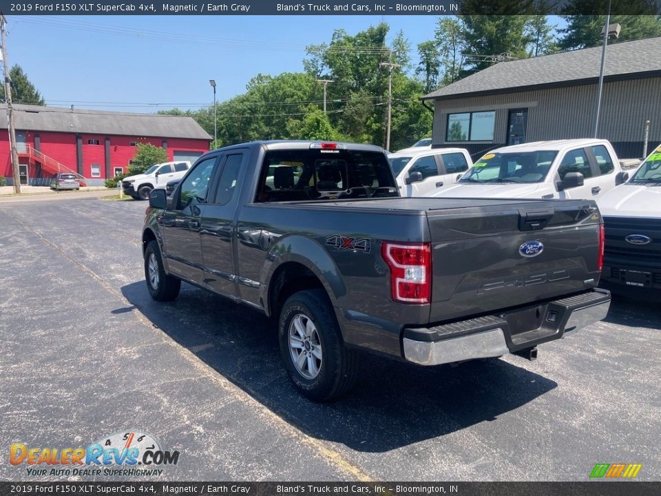 2019 Ford F150 XLT SuperCab 4x4 Magnetic / Earth Gray Photo #3