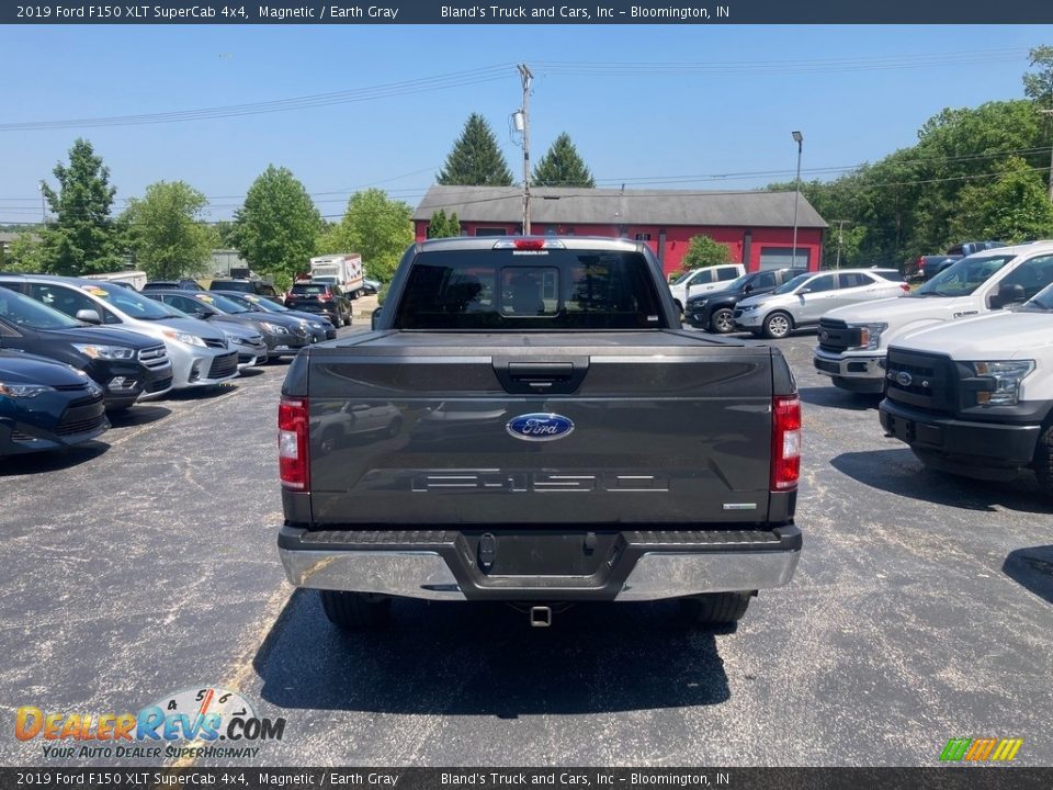 2019 Ford F150 XLT SuperCab 4x4 Magnetic / Earth Gray Photo #4