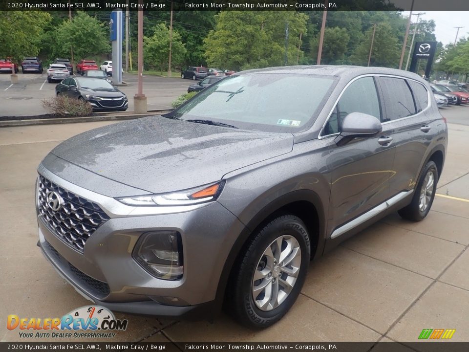 2020 Hyundai Santa Fe SEL AWD Machine Gray / Beige Photo #7