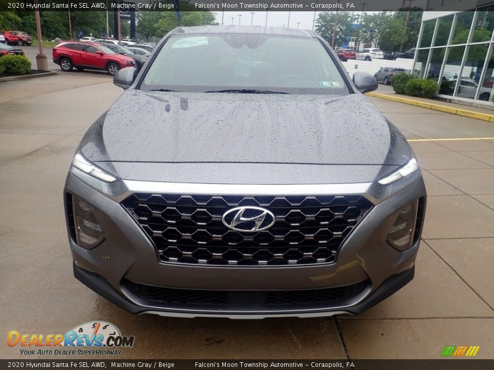 2020 Hyundai Santa Fe SEL AWD Machine Gray / Beige Photo #8